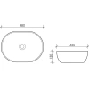Накладная раковина Ceramicanova Element CN5010 - фото маленькое 7
