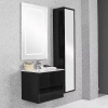 Комплект мебели Aquaton Римини 60 черный глянец - фото маленькое 1
