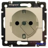 Розетка 2К+3 Legrand Valena 16A 250V с/з механической системой выталкивания вилки винтовой зажим слоновая кость 774395 - фото маленькое 1