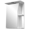 Зеркало-шкаф Stella Polar Винчи 50 L с подсветкой белый (SP-00000033) - фото маленькое 1