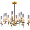 Потолочный светильник ILLUMICO IL5177-6+6PLS-29 BRASS TUBO - фото маленькое 2