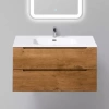 Тумба с раковиной BelBagno Etna 90 rovere nature - фото маленькое 1