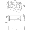Акриловая ванна Marka One Gracia R 150x90 (4604613001353) - фото маленькое 5