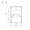 Профиль Arlight Line-S-5075-2500 Black 041848 - фото маленькое 2