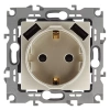 Розетка 2P+E со шторками и 2xUSB Эра 12-4109-04 Б0047843 - фото маленькое 1