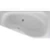 Акриловая ванна AQUATEK Медея MED180-0000012 R 170x95 см, угловая, правая, пристенная, белая, асимметричная, с каркасом, со сливом-переливом - фото маленькое 1