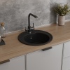 Мойка кухонная Teymi Lina Lina D51 T120101 черная - фото маленькое 4