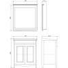 Мебель для ванной Comforty Тбилиси 70 белый глянец - фото маленькое 6