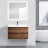 Тумба с раковиной BelBagno Kraft 90 rovere tabacco - фото маленькое 2