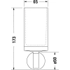 Стакан Duravit Starck T 0099314600 черный - фото маленькое 2