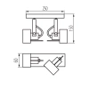 Спот Kanlux SONDA II EL-2I W 34923 - фото маленькое 4