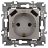 Розетка со шторами и 2 USB Эра 12-4109-16 Б0065729 - фото маленькое 1