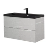 Тумба под раковину BelBagno Vittoria 80 серый (VITTORIA-800-2C-SO-TB-P) - фото маленькое 4