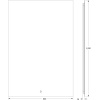 Зеркало Defesto Glow DF 2520S 80х120 с LED-подсветкой, 3000 K, сенсорный выключатель - фото маленькое 4