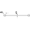 Полотенцедержатель Duravit Starck T 0099424600 черный - фото маленькое 3