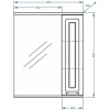 Зеркало Stella Polar Кармела 65 ольха белая (SP-00000184) - фото маленькое 3