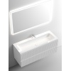 Мебель для ванной комнаты Sancos Snob T 120 см, bianco, раковина CN7017 - фото маленькое 3