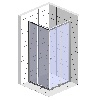 Душевой уголок Black&White Stellar Wind S102 800х800 (1028080) - фото маленькое 7