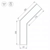 Коннектор угловой Arlight SL-Line-6070-135 030138 - фото маленькое 3