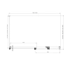 Душевой уголок Azario Vancouver 80x120 профиль хром (AZ-NKF1131 L 800) - фото маленькое 5