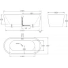 Акриловая ванна BelBagno 180х80 белый (BB71-1800-BIANCO) - фото маленькое 3