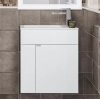 Тумба под раковину KERAMA MARAZZI Lato 50 подвесная, белая (LAT.50.1\WHT) - фото маленькое 1