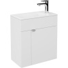 Тумба под раковину KERAMA MARAZZI Lato 50 подвесная, белая (LAT.50.1\WHT) - фото маленькое 9
