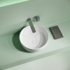 Накладная раковина Ceramicanova Taycan CN12003 37х37 глянцевая белая - фото маленькое 3