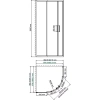 Душевой уголок Wasserkraft Dill 61S01 - фото маленькое 4