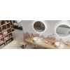 Зеркало Excellent Lumiro 80 белое матовое с подсветкой (DOEX.LU080.AC) - фото маленькое 2