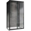 Душевой уголок Abber Schwarzer Diamant AG30100BH-S50B-S50B 100x50, профиль черный, стекло прозрачное - фото маленькое 1