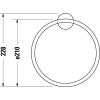 Полотенцедержатель Duravit Starck T 0099471000 хром - фото маленькое 2