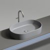 Накладная раковина Ceramicanova Element CN6048MH антрацит матовая - фото маленькое 7