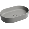 Накладная раковина Ceramicanova Element CN6048MH антрацит матовая - фото маленькое 1