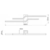 Бра Escada Rail 10219/2LED Black - фото маленькое 4