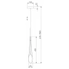 Подвесной светильник Eurosvet Folio 50224/1 дымчатый - фото маленькое 3