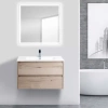 Тумба с раковиной BelBagno Kraft 90 rovere galifax bianco - фото маленькое 2
