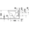 Чаша для унитаза подвесного Duravit D-Neo 2577090000 - фото маленькое 11