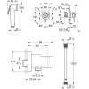 Комплект Унитаз-компакт Grohe Bau Ceramic 39349000 + Гигиенический душ Grohe BauClassic 124901 со смесителем - фото маленькое 6