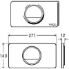 Кнопка смыва Viega Visign for Style 13 654498 белая - фото маленькое 3