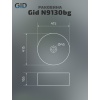 Накладная раковина Gid 41.5 N9130bg черная матовая (53382) - фото маленькое 5
