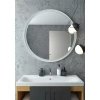 Зеркало круглое Art&amp;Max Napoli 100 белое (AM-Nap-1000-DS-F-White) - фото маленькое 1