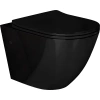 Унитаз подвесной Grossman GR-4411 black S безободковый (GR-4411blackS) - фото маленькое 1