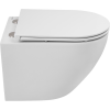 Унитаз подвесной BelBagno Sfera-r BB046CH-TOR безободковый, крышка BB870SC с микролифтом - фото маленькое 4