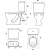 Унитаз-компакт Sanita Стандарт эконом (SDTSACC01090112) - фото маленькое 2