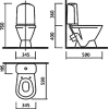 Унитаз-компакт Sanita luxe Classic luxe без микролифта (CSCSLCC01070611) - фото маленькое 8