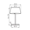 Настольная светодиодная лампа Kanlux DAIBO LED T-B 33220 - фото маленькое 2