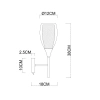 Бра Arte Lamp Barry A7951AP-1GO - фото маленькое 2