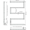 Полотенцесушитель электрический Indigo Sparta DGS80-50BRRt черный муар - фото маленькое 5