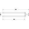 Полотенцедержатель Duravit Starck T 0099411000 хром, двойной - фото маленькое 2